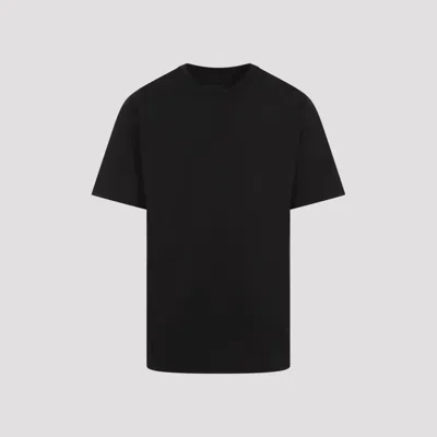GIVENCHY BLACK CREWNECK T-SHIRT WITH LOGO LETTERING