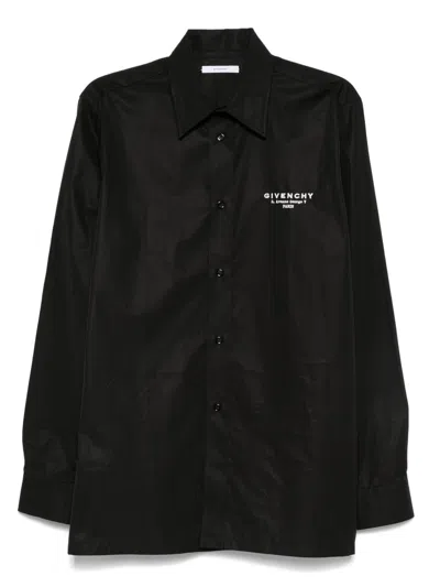 Givenchy Cotton Shirt In Black