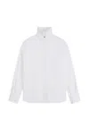 Givenchy Bib-front Oversized Blouse In White