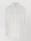 Givenchy Cotton Shirt With Long Sleeves And Pleated Back