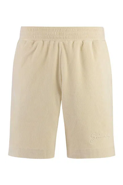 Givenchy Cotton Shorts In Neutral