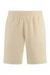 Givenchy 4g Motif Towel Effect Bermuda Shorts In Beige