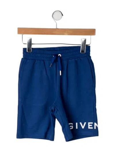 Pre-owned Givenchy Kids' Cotton Shorts In Blue