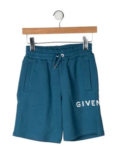 Pre-owned Givenchy Kids' Cotton Shorts In Blue