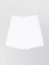 Givenchy Cotton Shorts With Logo And Pockets In White