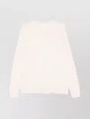 Givenchy Cotton-silk Blend Crewneck Sweater In White