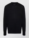 Givenchy Cotton-silk Blend Crewneck Sweater With Embroidered Logo