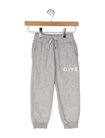 Pre-owned Givenchy Babies' Cotton Sweatpants In Gray