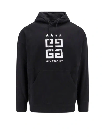 Givenchy Cotton Sweatshirt With 4g Print In Black