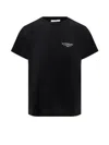Givenchy Black Cotton Jersey Crewneck T-shirt In Multi