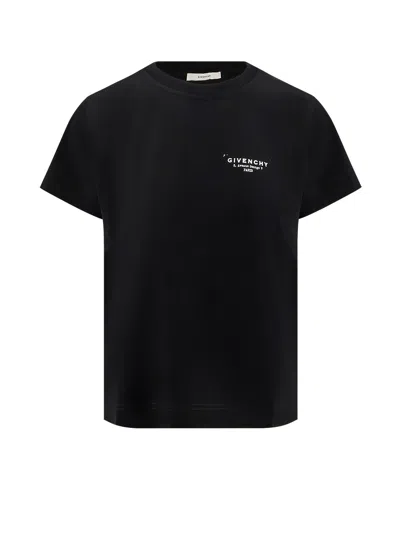 Givenchy Black Cotton Jersey Crewneck T-shirt