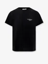 Givenchy Black Cotton Jersey Crewneck T-shirt In Black