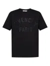 Givenchy Men Cotton T-shirt In Black