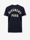 Givenchy Relaxed Fit Black Cotton T-shirt With Bold Logo Print In Black