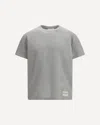 Givenchy Logo Patch Crewneck T-shirt In Gray