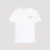 Givenchy White Crew Neck T-shirt With Logo On Front And Back In Cotton Woman In White