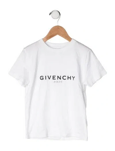 Pre-owned Givenchy Kids' Cotton T Shirt In White