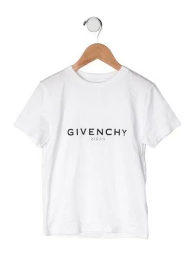 Pre-owned Givenchy Kids' Cotton T Shirt In White