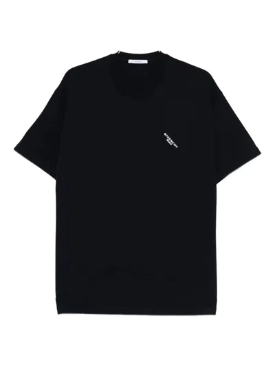 GIVENCHY GIVENCHY COTTON T-SHIRT WITH EMBROIDERED LOGO