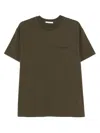 Givenchy Regular Fit Crew Neck Short Sleeve T-shirt In Green