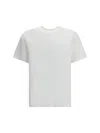 Givenchy Men White Crew Neck T-shirt With Logo On Front And Back In Cotton Man In White