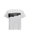 Givenchy White T-shirt With Lettering Logo On The Front In Cotton Woman In White