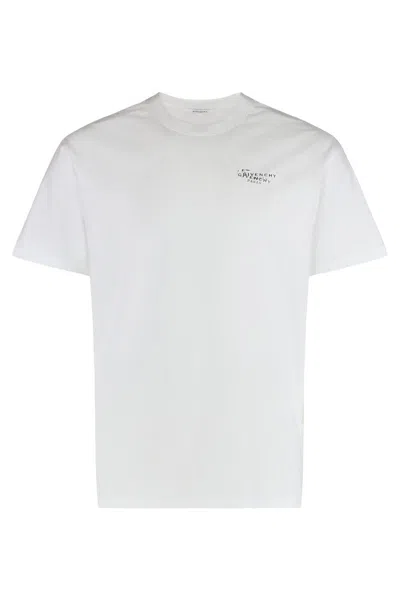 Givenchy Cotton T-shirt With Print In White