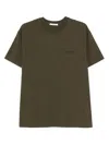 Givenchy Cotton T-shirt With Stamp Print Clothing In Green