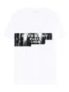 Givenchy Cotton T-shirt With Tape Print Clothing In White