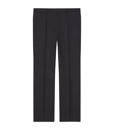Givenchy Cotton Tailored Trousers In Gray