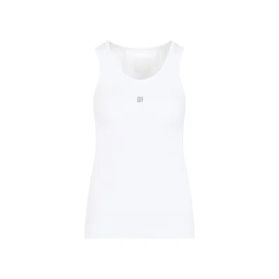 Givenchy Cotton Tank Top In White