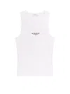 Givenchy Slim Tank Top With Logo Print In White