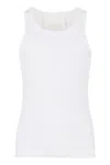 Givenchy White Cotton Blend T-shirts And Polos In White