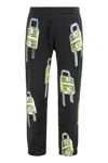 Givenchy Cotton Track-pants Featuring Graphic Print In Black