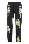 Givenchy Cotton Track-pants Featuring Graphic Print In Black