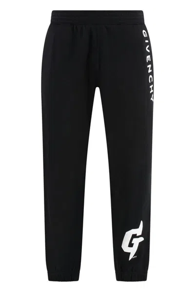 Givenchy Cotton Track-pants In Black