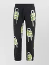 Givenchy Cotton Track-pants Featuring Graphic Print In Black