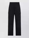 Givenchy Cotton Trousers With Cargo And Flap Pockets In Black