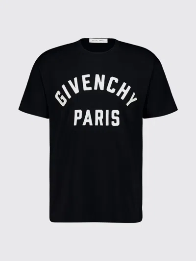 Givenchy Cotton T-shirt By With Tonal Logo In Black