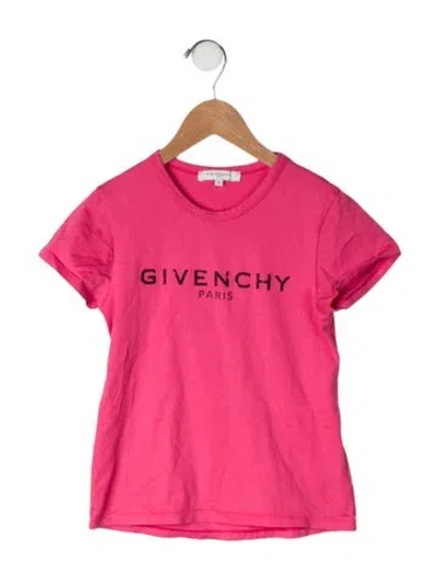 Pre-owned Givenchy Kids' Cotton T-shirt In Pink