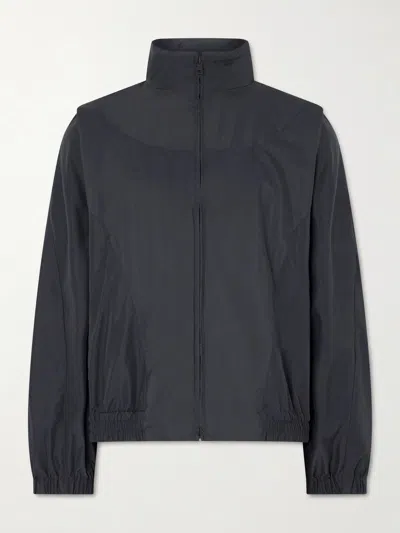Givenchy Cotton-blend Shell Blouson Jacket In Black