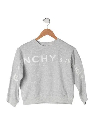 Pre-owned Givenchy Kids' Cotton-blend Sweatshirt In Grey
