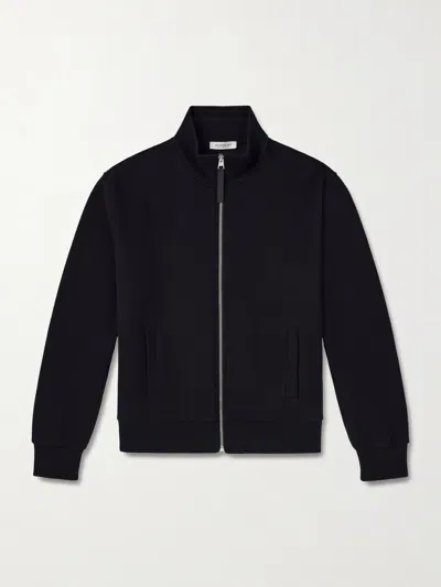 Givenchy Chevron Jacquard Jacket High Collar In Black
