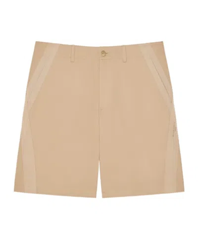 Givenchy Couture Seam Bermuda Shorts In Cotton With Gros Grain In Brown
