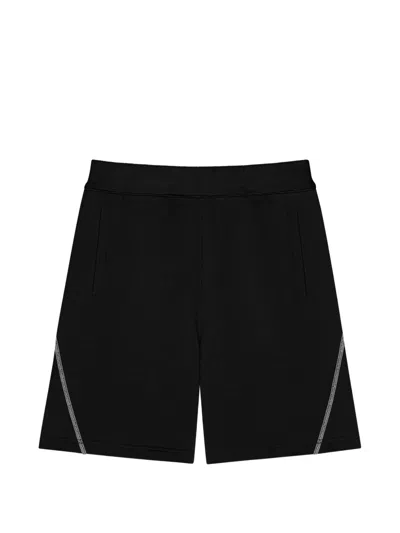 Givenchy Couture Seam Bermuda Shorts In Fleece In Black
