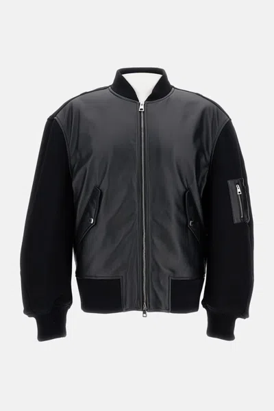 Givenchy Couture-seam Bomber In Black