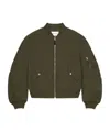 Givenchy Couture Seam Bomber Jacket In Brown