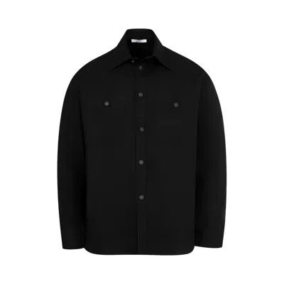 Pre-owned Givenchy Couture Seam Casual Shirt 'black' | Men's Size L