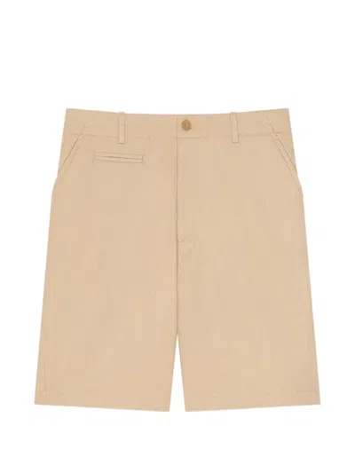 Givenchy Chic Couture Seam Chino Shorts In Neutral