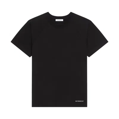 Pre-owned Givenchy Couture Seam Contrasted Stitch T-shirt 'black' | Men's Size M